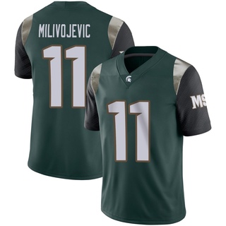Alessio Milivojevic Limited Green Men's Michigan State Spartans Football Jersey