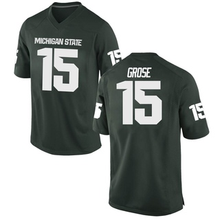 Angelo Grose Game Green Men's Michigan State Spartans Football Jersey