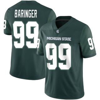 Bryce Baringer Game Green Men's Michigan State Spartans Football Jersey