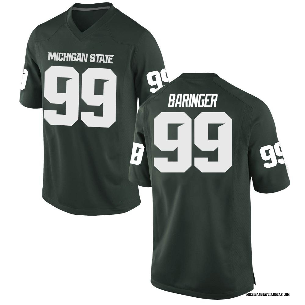 Bryce Baringer Replica Green Men's Michigan State Spartans Football Jersey
