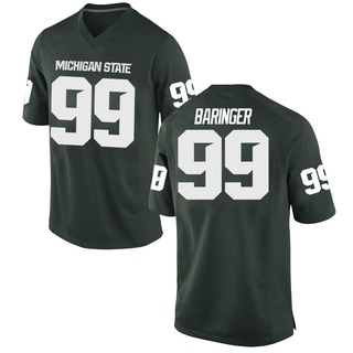 Bryce Baringer Replica Green Men's Michigan State Spartans Football Jersey