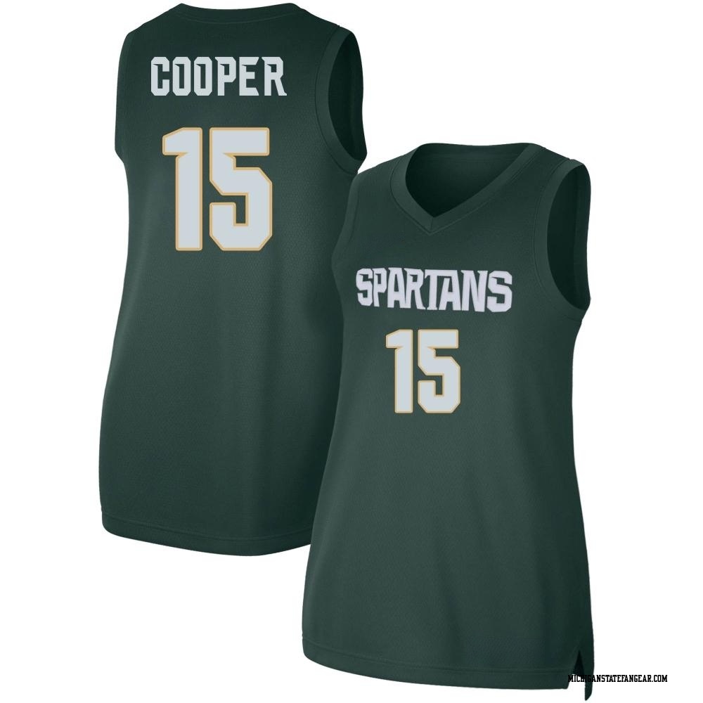Carson Cooper Replica Green Women's Michigan State Spartans Basketball Jersey