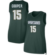 Carson Cooper Replica Green Women's Michigan State Spartans Basketball Jersey