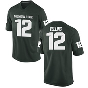 Jack Velling Game Green Youth Michigan State Spartans Football Jersey