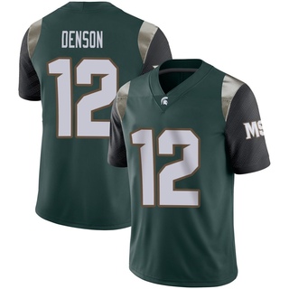 Justin Denson Jr. Limited Green Men's Michigan State Spartans Football Jersey