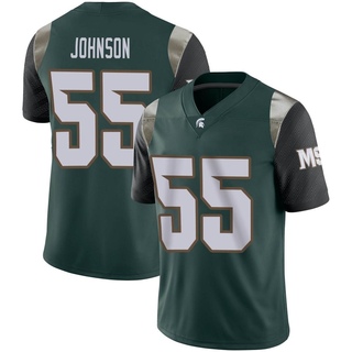 Rakeem Johnson Limited Green Men's Michigan State Spartans Football Jersey
