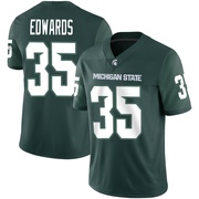 Sam Edwards Game Green Men's Michigan State Spartans Football Jersey
