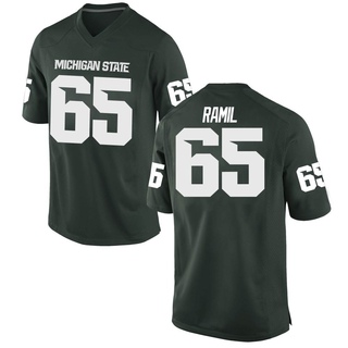 Stanton Ramil Game Green Men's Michigan State Spartans Football Jersey
