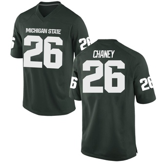 Stone Chaney Game Green Youth Michigan State Spartans Football Jersey
